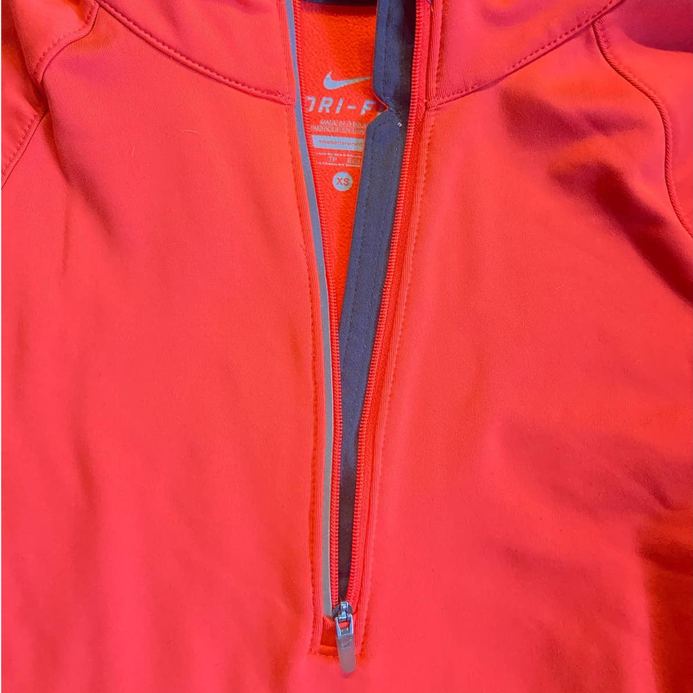 NIKE Dri-Fit Hooded Quarter Zip Fleece Lined Thermal - Picture 4 of 11
